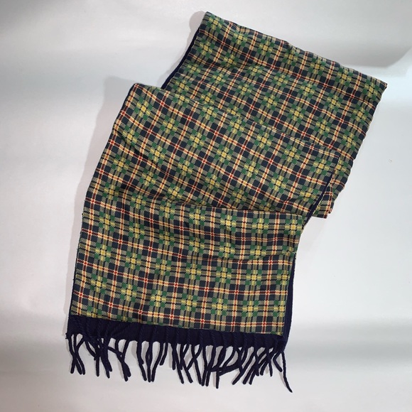 FENDI double faced SCARF silk & boiled wool - Picture 3 of 13